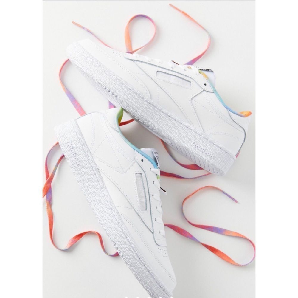 Urban Outfitters x Reebok C 85 All Types of Love LGBTQ+ Pride Sneakers Sz 10